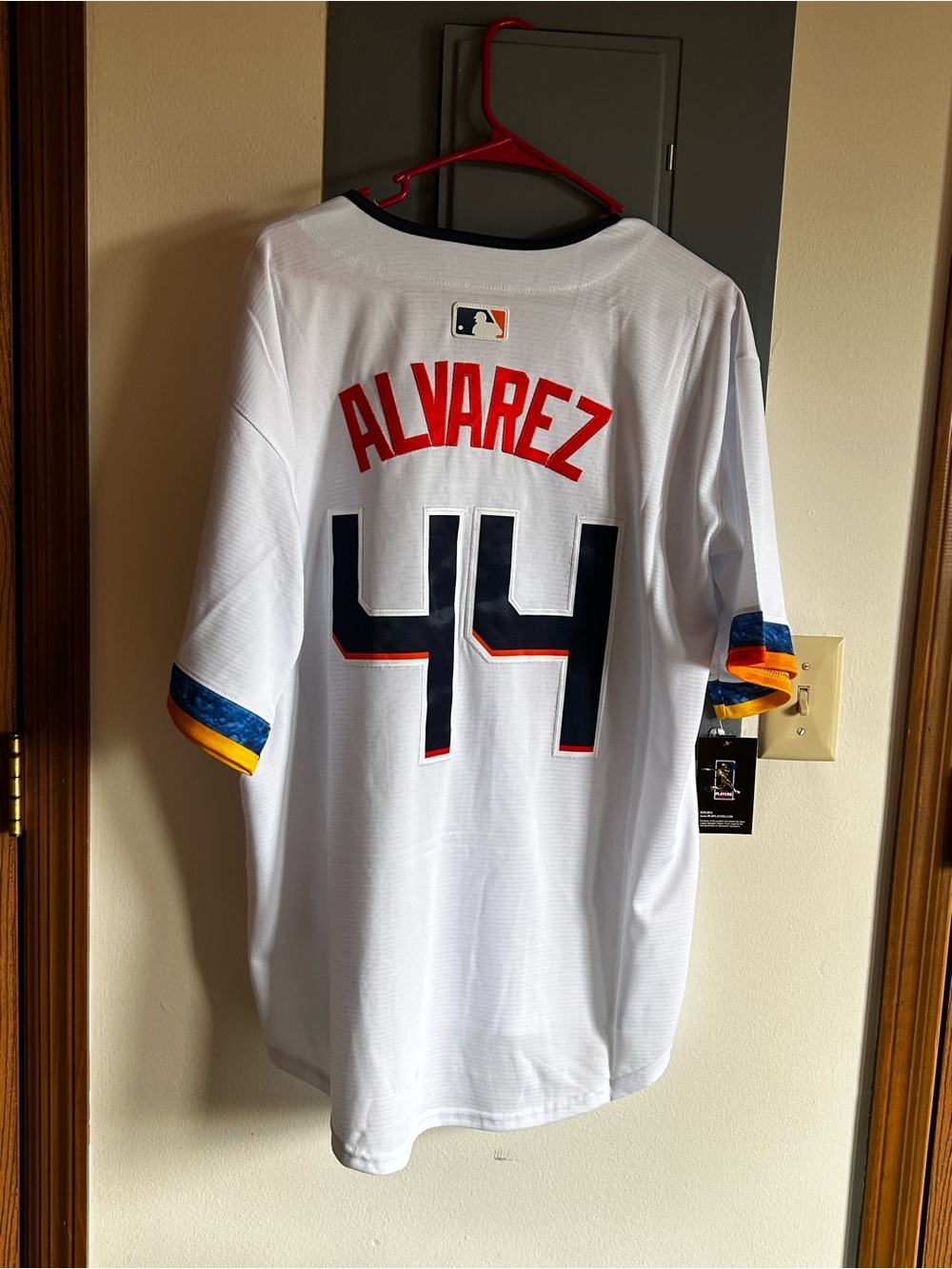 Brand New Yordan Alvarez Jersey Houston Astros ADULT Stitched